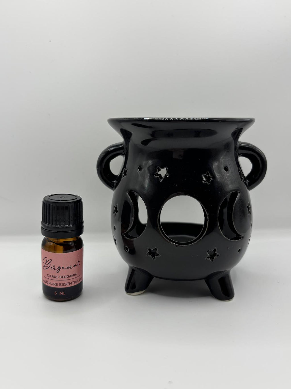 🌙 Set Rituale Lunare – Calderone Fasi Lunari + Olio Essenziale