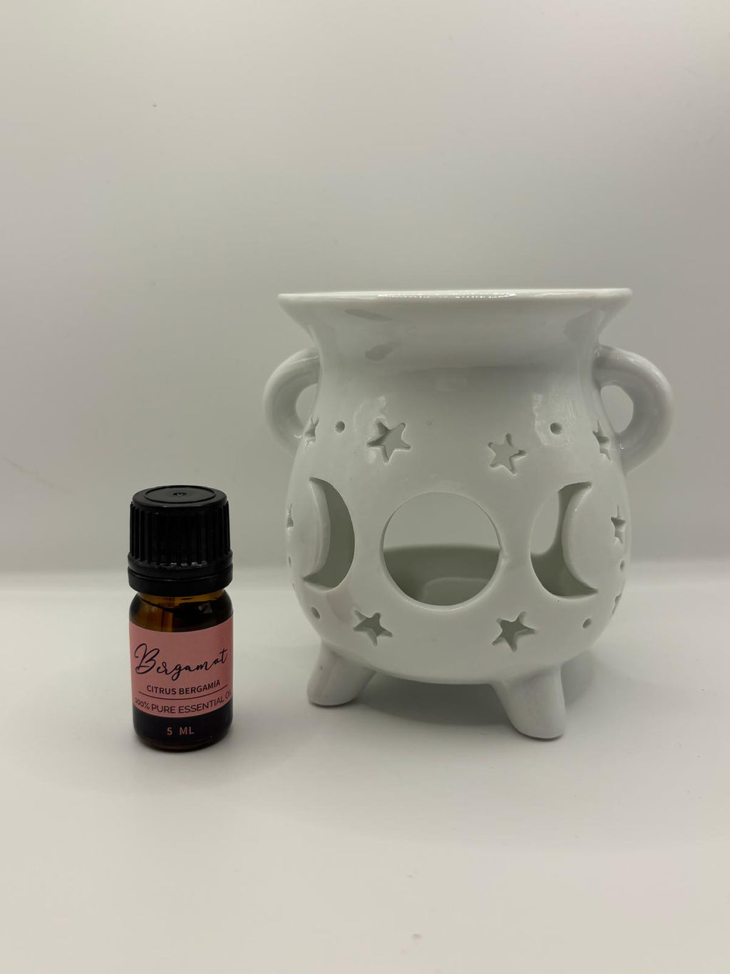 🌙 Set Rituale Lunare – Calderone Fasi Lunari + Olio Essenziale