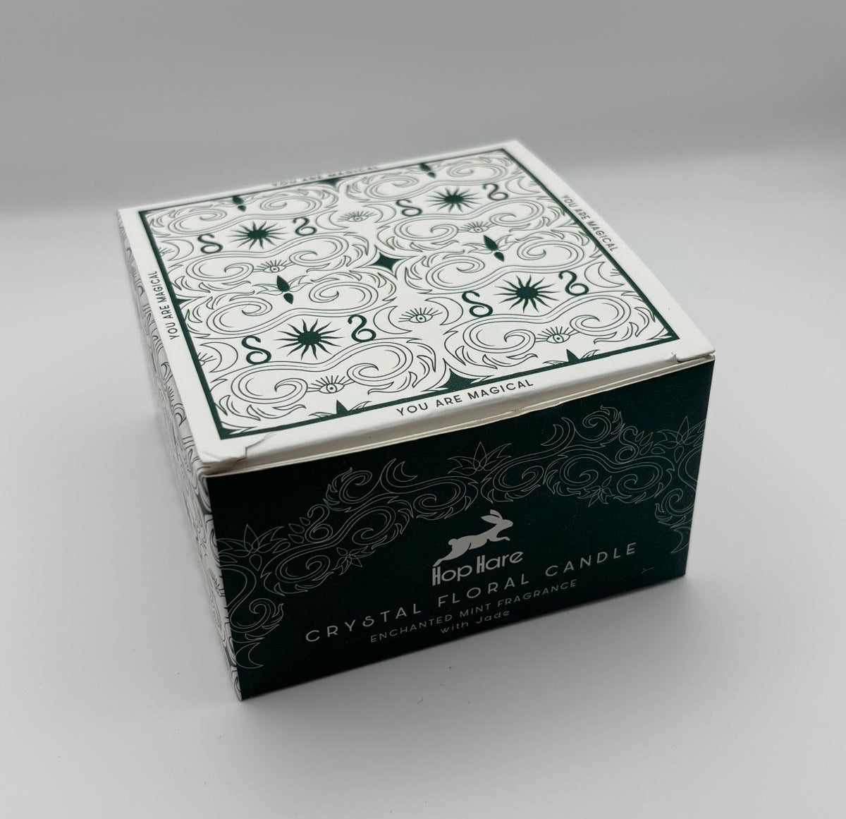 Candele Hop Hare con Fiori e Cristalli - Il Mago