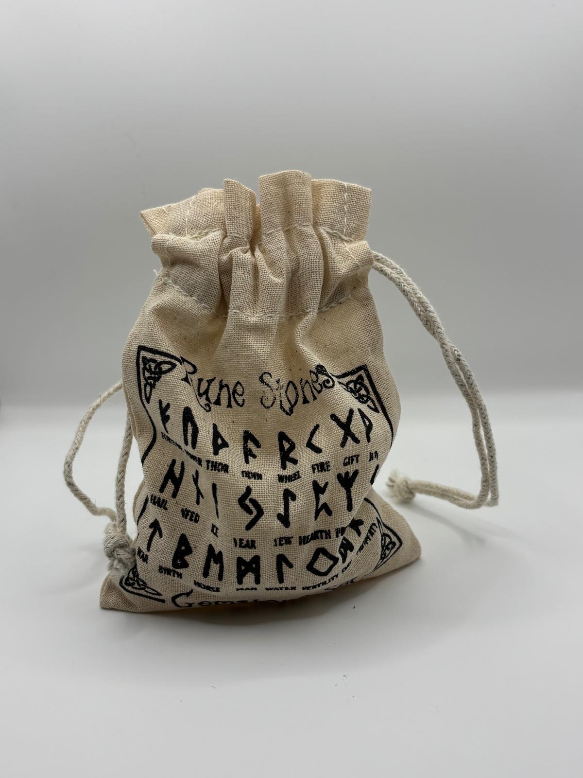 Rune Indiane con Sacca - Cristallo di Rocca