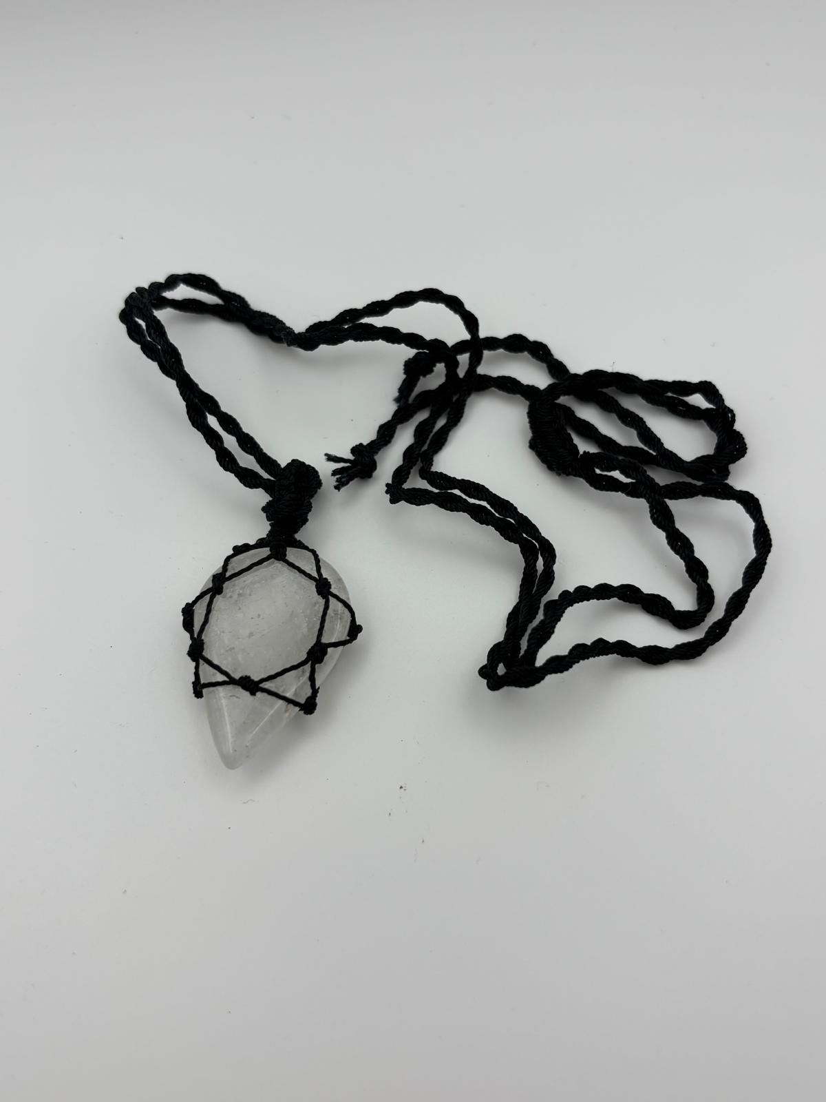 Ciondolo a Goccia - Quarzo di Rocca