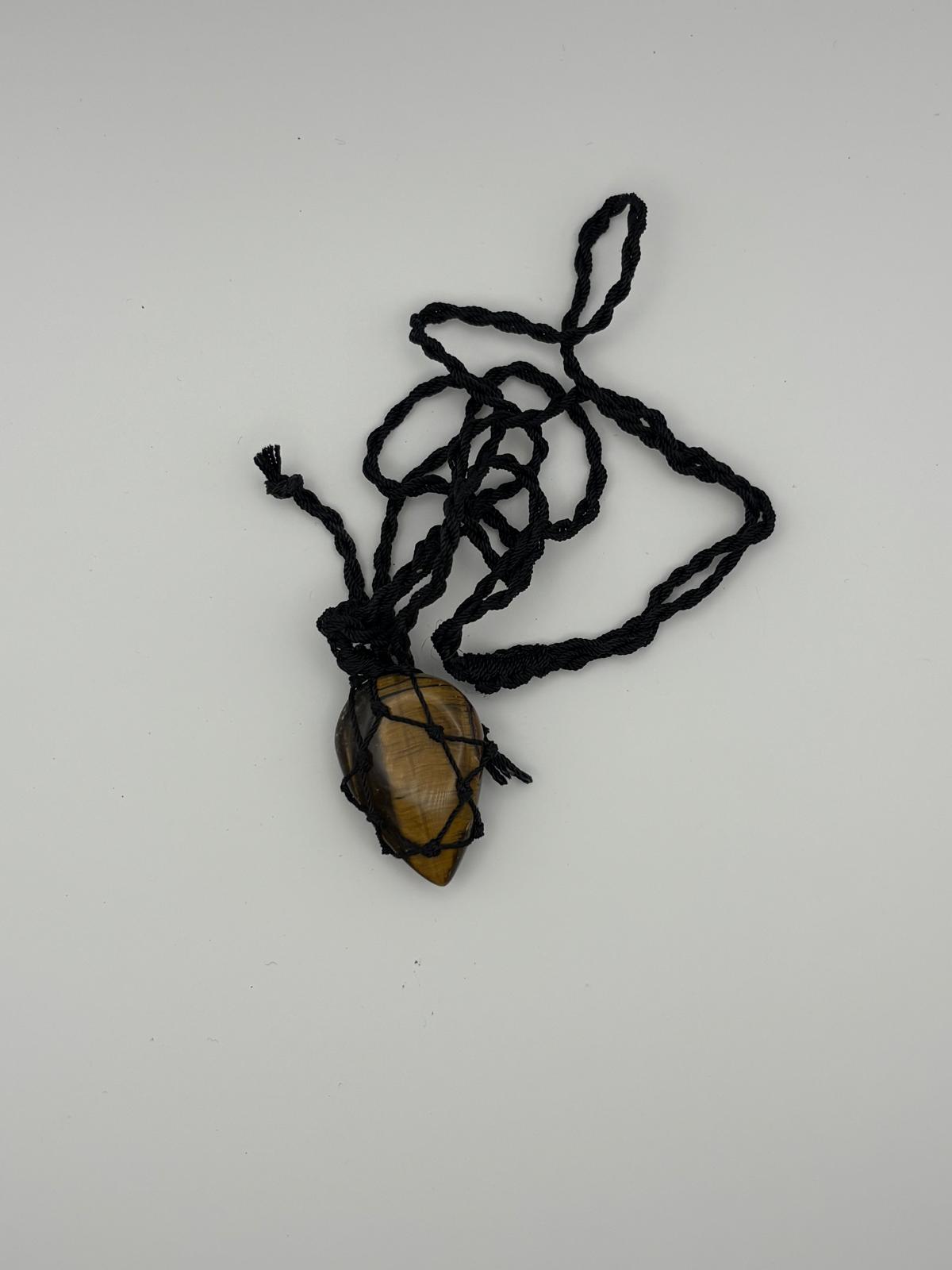 Ciondolo a Goccia - Occhio di Tigre