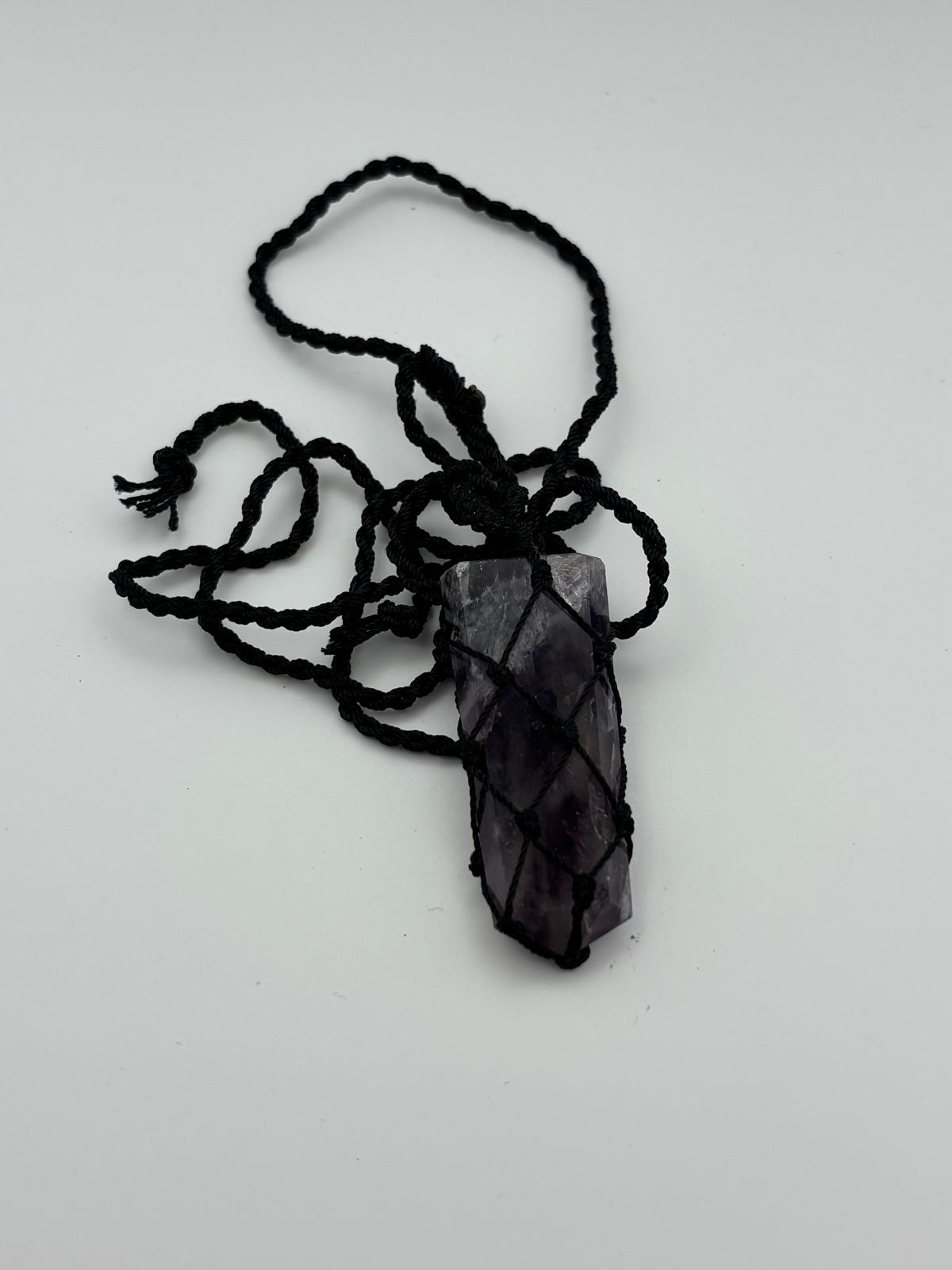 Ciondolo con Punta Piatta - Ametista